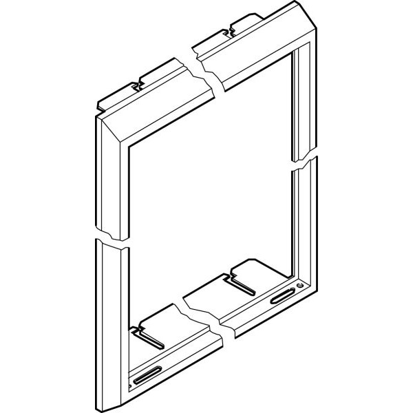 ABN GBR13 Blendrahmen für S13 RAL 9016