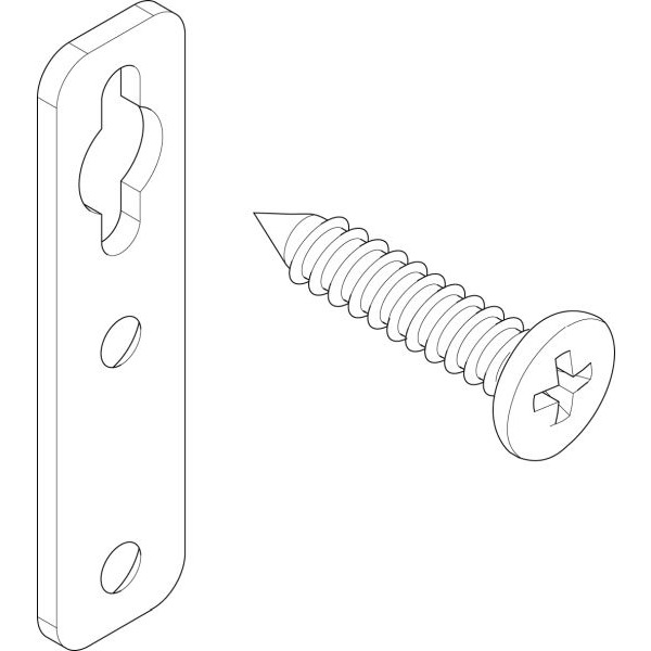 ABN GLA3 Befestigungslasche AP IP54 IP54 4 Stück