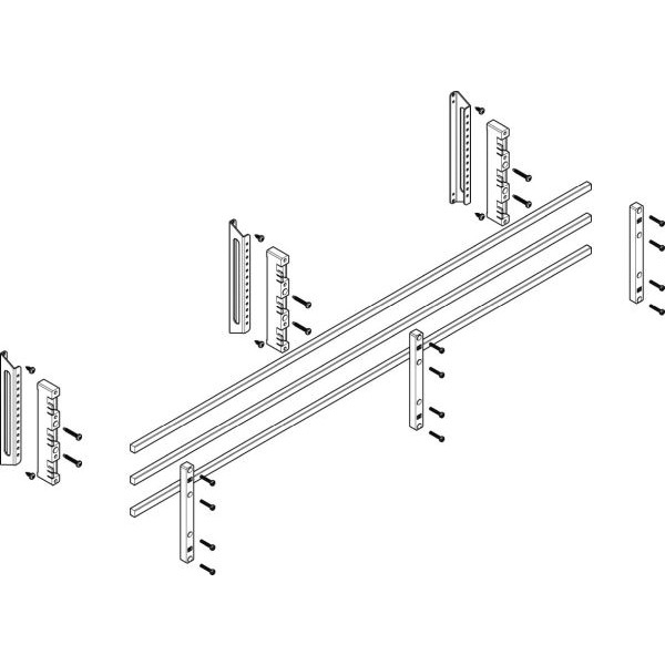 ABN MTSC42633 Sammelschienen-Modul tief 4FB/2RE 60mm mit CU 12x10mm 3-polig EBM 32mm