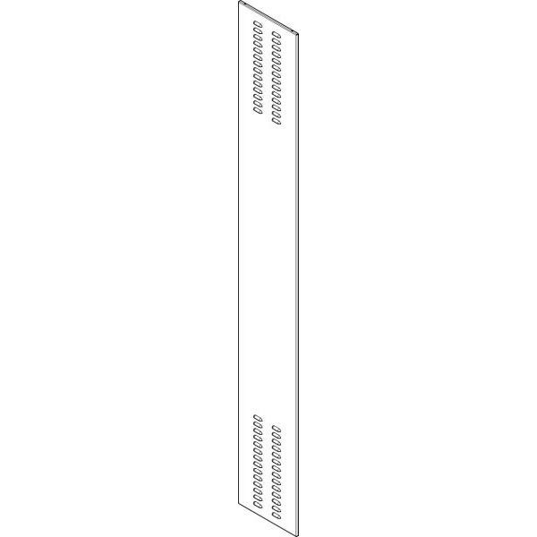 ABN NSB328KL Seiten blende für offene NE-28 IP33 mit Lüftungskiemen und Befestigungsmaterial