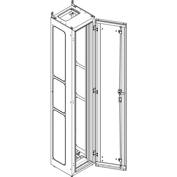 ABN NT112PB Standgehäuse schutzisoliert IP55 BxHxT 340x1890x340mm - beidseitig offen