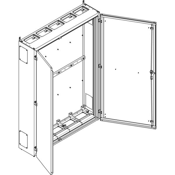 ABN NT512P Standgehäuse schutzisoliert IP55 BxHxT 1340x1890x340mm