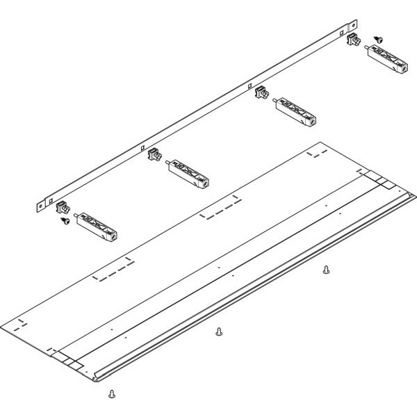 ABN NTW3-3 Abschottung KU waagrecht FB3 für 340mm tiefe Gehäuse