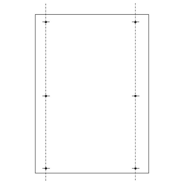 ABN SY79272M PVC-Montage platte AS-155 für SL155 700x500mm