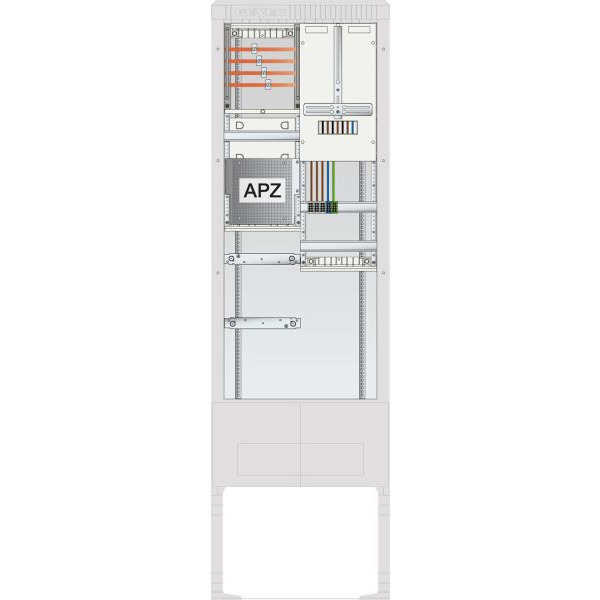 ABN SZ205ZA1400 Zähleranschlusssäule 1 ZP APZ 4pol HLAK 25mm²