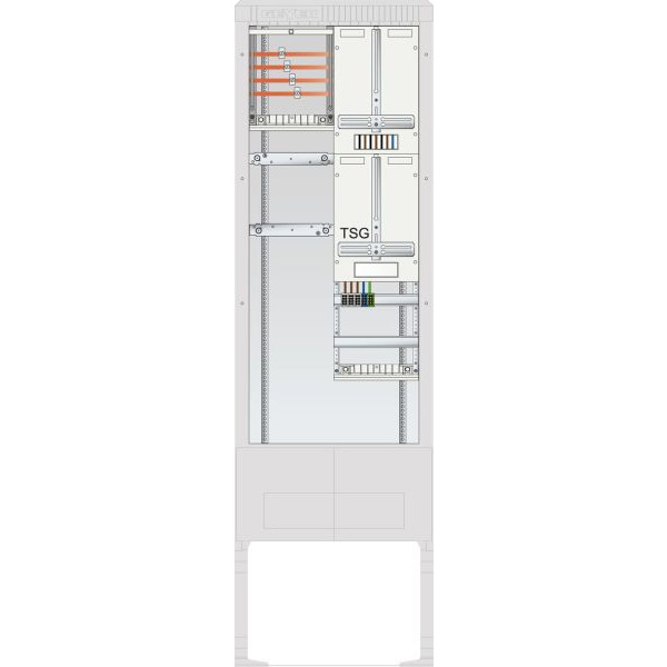 ABN SZ205ZZ1410 Zähleranschlusssäule 1 ZP TSG 4pol HLAK 25mm²