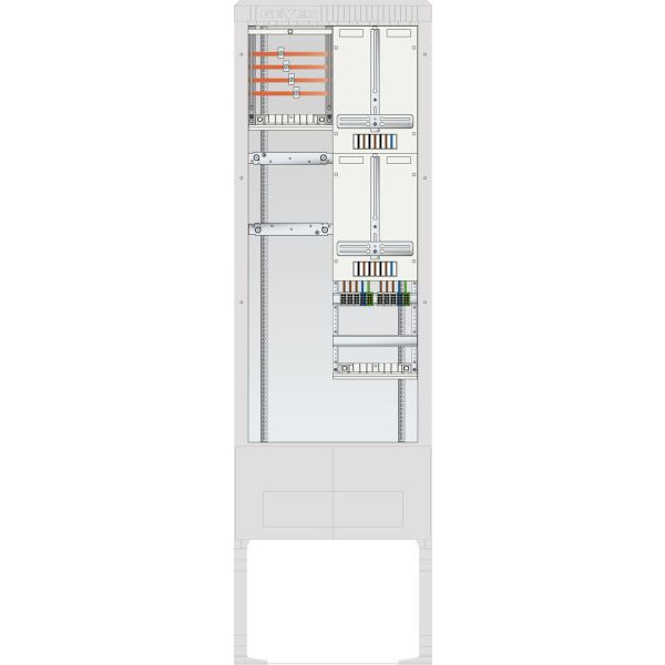 ABN SZ205ZZ2400 Zähleranschlusssäule 2 ZP 4pol HLAK 25mm²