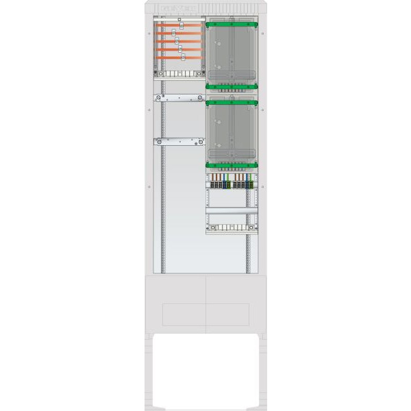 ABN SZ205ZZ2501 Zähleranschlusssäule 2 ZP 5pol HLAK 25mm² IP54 ZP-Abd,