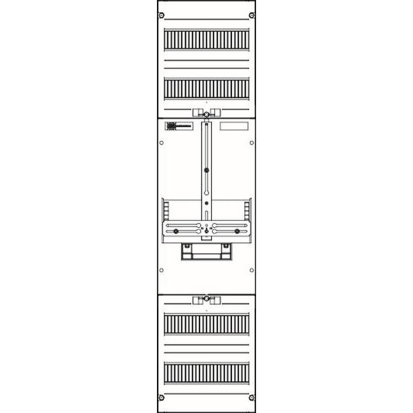 ABN ZM17X087N Wandlerzählerfeld Universell 1ZP 1050x250mm für Prüfklemmen