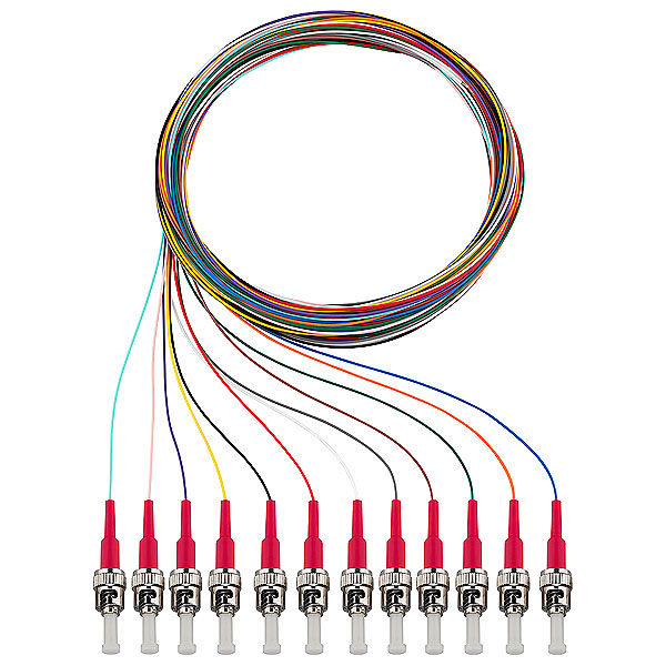 Rutenbeck 228041102 Pigtails 12xST OM4 2 Meter