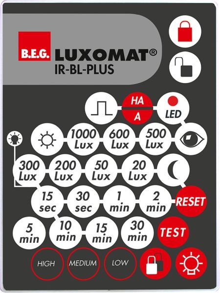 B.E.G. 93406 IR-Fernbedienung IR-BL-PLUS