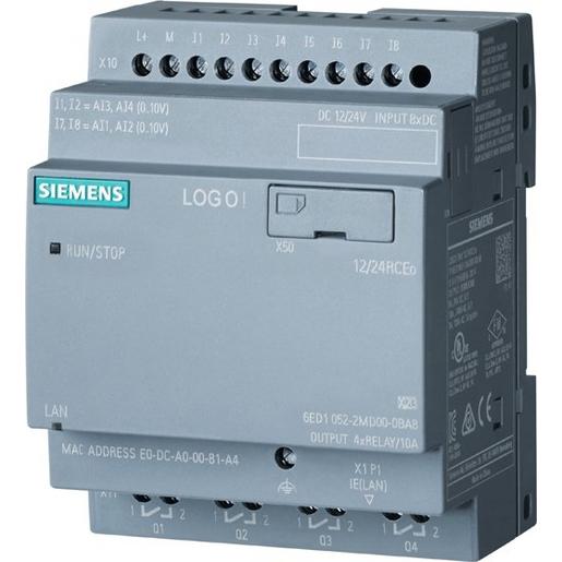 Siemens 6ED1052-2MD08-0BA2, LOGO! 12/24RCEO, Logikmodul, SV/E/A