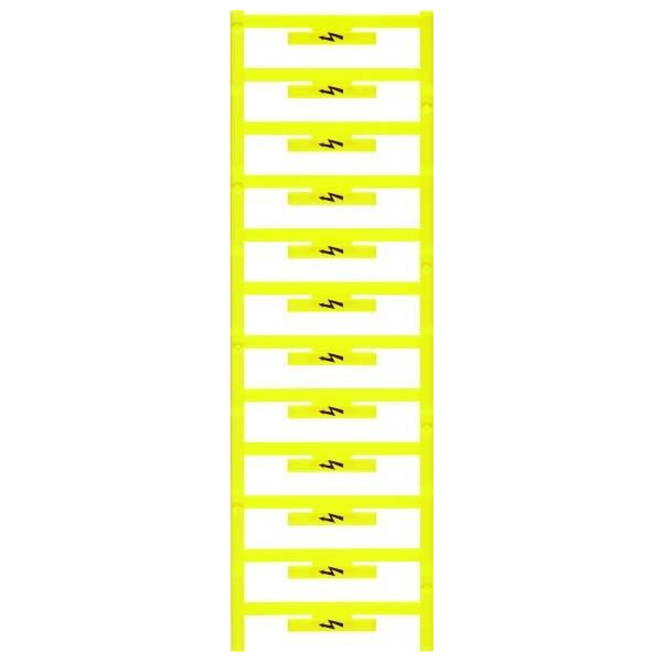 Weidmüller WAD 5 MC B GE/SW Klemmenmarkierer gelb schwarz 48 Stück