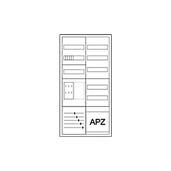 Eaton ZSD-ZV-1100-BKEI/APZ Zähler-Komplettschrank eHZ o.Bestückung