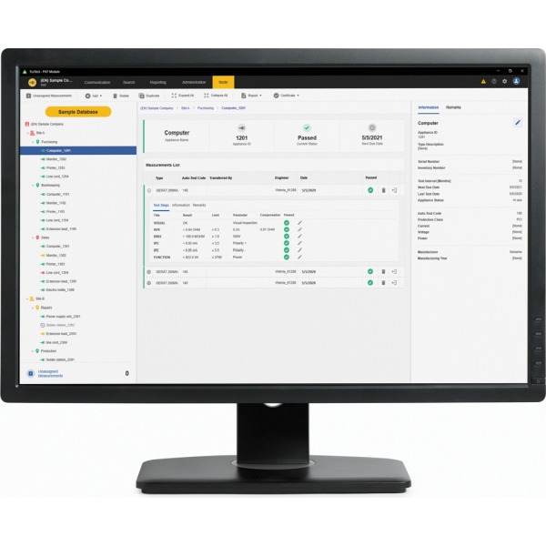 Fluke FLK-TRUTEST-ADV TruTest Software-Lizenz Code Erweitert