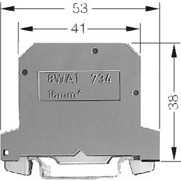 Siemens 8WA1011-1PK00 PEN-Klemme gn/ge 12mm Gr.16